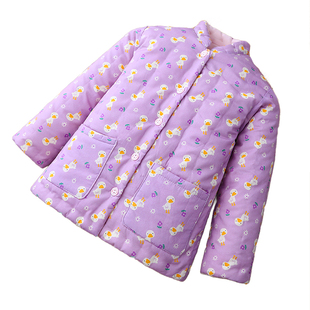 纯棉花手工棉袄冬季中大童加厚棉衣防寒保暖男女孩内外穿儿童棉服