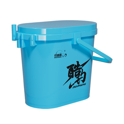 钓哈哈加厚钓鱼桶可坐新型硬壳一体成型大容量活鱼桶野钓专用鱼桶