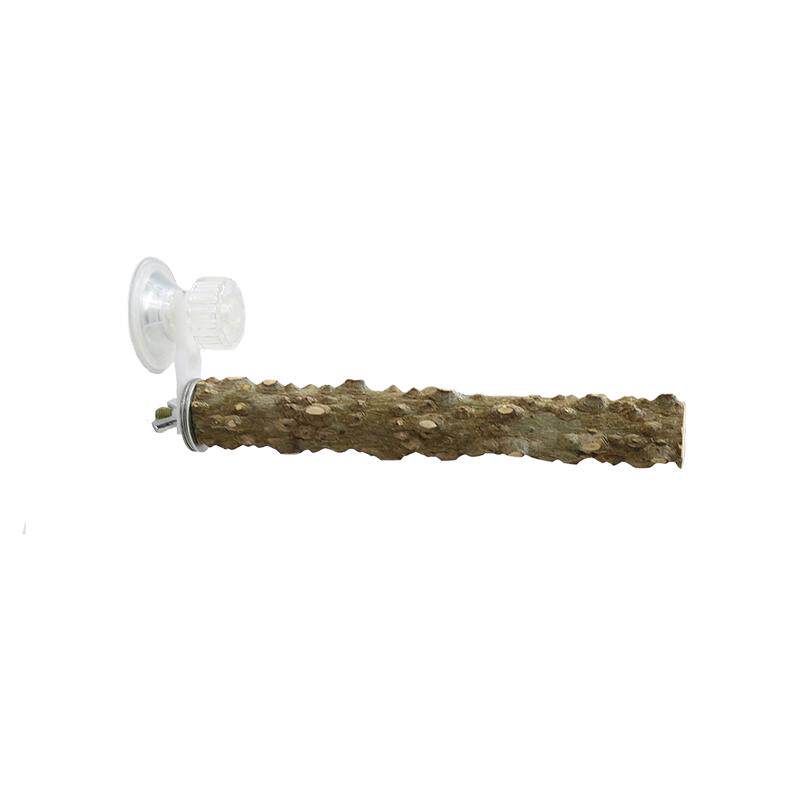 鹦鹉花椒木吸盘站架子空中站杠小太阳玄凤虎皮鸟专用玻璃磨爪站台