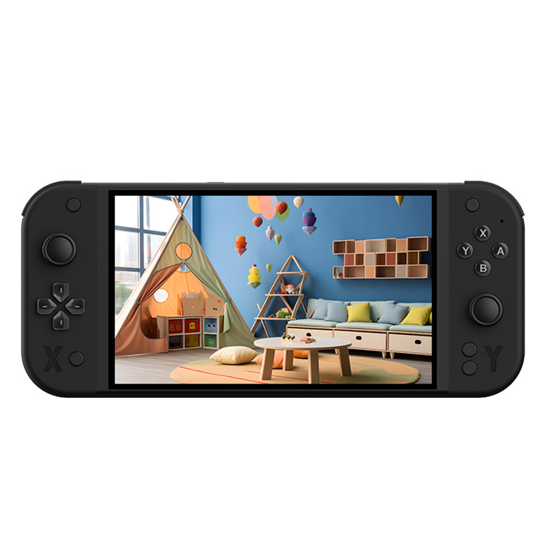 7寸高清大屏幕游戏机开源掌机接电视gba掌上便携式FC街机双人psp