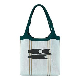 CryingCenter 薄荷曼波 夏日针织沙滩托特包手提小方包 哭喊中心