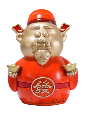 铜摆件《萌财神》财神装饰品