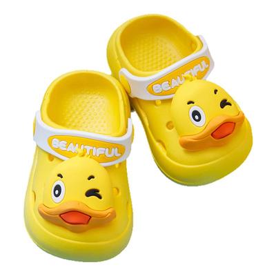 婧麒夏季男女童软底防滑洞洞鞋