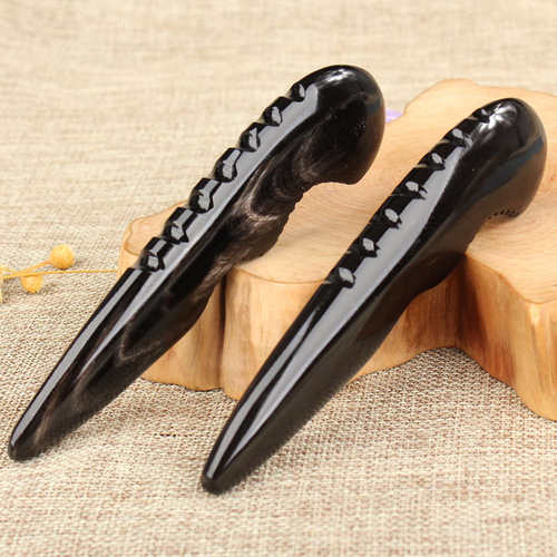 黑水牛角按摩锥足底按摩器点穴棒部脚底穴位经络足疗棒拨筋提拉