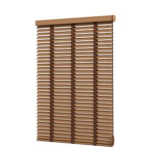 木百叶窗帘中古风电动进口实木书房卧室调光飞洋窗饰中式办公百叶