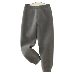 儿童校服神器保暖裤男童羊羔毛棉裤冬季加厚加绒女童绒裤打底裤