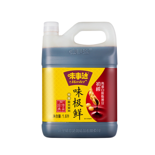 味事达味极鲜1.6L酱油生抽老抽头道大桶整箱调味品酿造黄豆瓶装