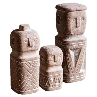 掬涵远古风格雕像摆件仿石像人像