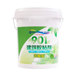 中南胶水901建筑胶水墙胶无甲醛腻子批墙黏贴剂801墙面腻子胶18KG