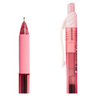 日本Pentel派通BLN-105中性笔 针管式按动彩色水笔 顺滑速干水笔签字笔学生用蓝红黑色考试黑笔0.5mm进口文具