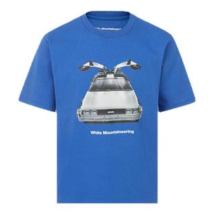 白山/WHITE MOUNTAINEERING 回到未来电影联名春季印花短袖T恤