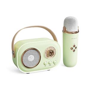 蓝牙音响小型麦克风音箱一体迷你唱K歌话筒儿童生日礼物女生女友
