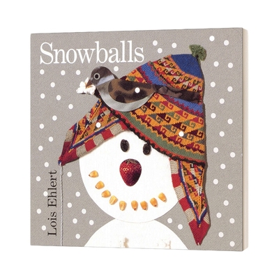 英文原版 Snowballs 雪球 color zoo同作者 Lois Ehlert 圣诞节纸板书绘本 英文版 进口英语原版书籍
