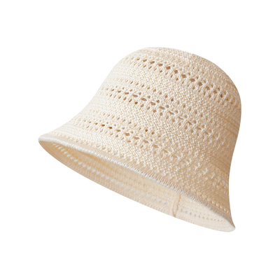 夏季薄款透气镂空针织渔夫帽