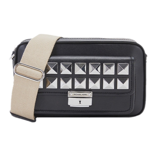 MICHAEL KORS 迈克·科尔斯 MK女包 女士扣铆钉相机包单肩包小号