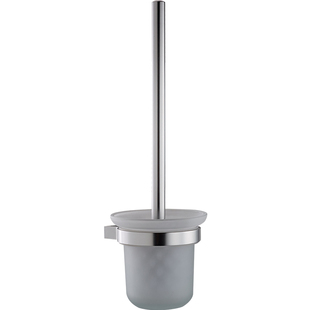 九牧马桶刷玻璃杯子磨砂刷杯不锈钢厕刷架家用太空铝厕刷玻璃刷座