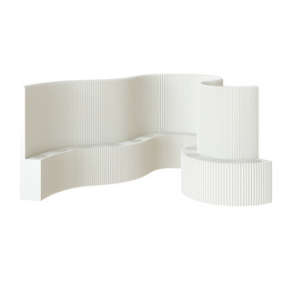 十八纸轻廊纸墙家居置物屏风背景墙装饰隔断主题展厅布景橱窗陈列