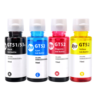 [达普]兼容惠普tank672彩色喷墨 打印机连供补充墨水hp672墨仓式墨盒填充墨水 作业照片打印GT51黑色补充墨水