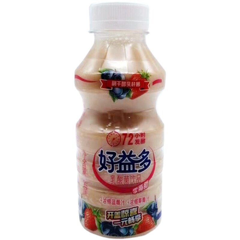 好益多蓝莓味零脂肪乳酸菌饮品