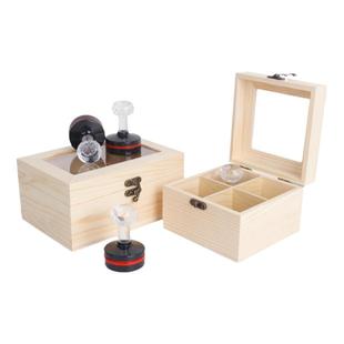 印章盒收纳盒多格便携式章子印鉴章收纳盒带印泥公章公司财务章盒法人印鉴盒装章印放章子的收纳盒公张印章盒