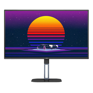 AOC 24V5显示器24寸IPS专业设计办公高清升降旋转27寸2K 4K屏幕