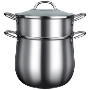 德国高汤锅加深家用蒸锅304不锈钢熬汤锅大容量煲鸡汤双耳炖汤锅