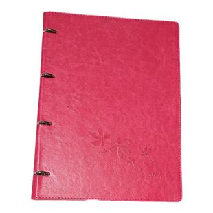 活页夹会员登记本顾客档案vip服务皮壳a4客户信息商务记录册定制