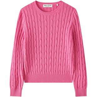 Marc O'Polo/MOP 提花毛针织衫女春季新款时尚羊毛衫简约毛衣女士