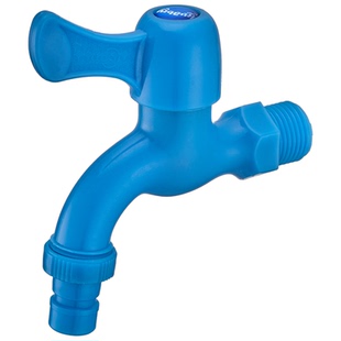 塑胶水龙头PVC家用洗衣机龙头开关水嘴快开入墙塑料4分胶龙头横装