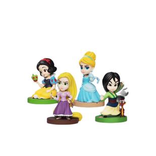 【自营】野兽王国迪士尼公主系列白雪公主花木兰Q版手办摆件礼物