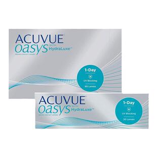 强生安视优欧舒适日抛隐形眼镜近视30片装硅水凝胶ACUVUE OASYS