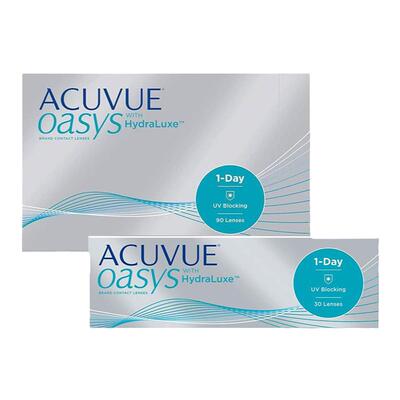 强生安视优欧舒适日抛隐形眼镜近视30片装硅水凝胶ACUVUE OASYS