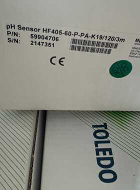 议价瑞士梅特勒 HF405-60-P-PA-K19/120/3M pH电极 耐氢氟酸 5990