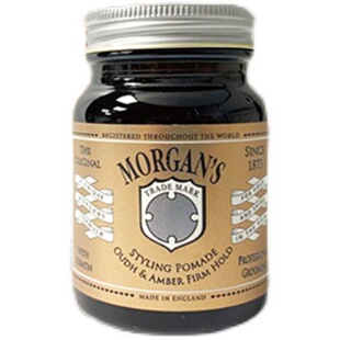 Morgans小金瓶雅痞氏发油男 强持久定型复古油头水基摩根斯发蜡泥