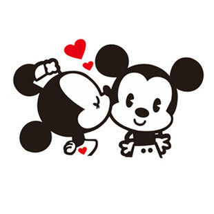 ins风米奇亚克力墙贴3d立体客厅卧室儿童房床头墙纸墙壁装饰贴画