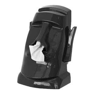 态生活轻奢ins石像纸巾盒家用高档创意摆件大容量桌面茶几抽纸盒