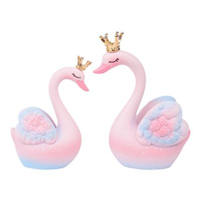爱之语天鹅摆件情侣家居装饰品