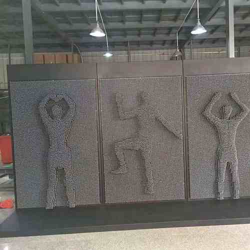 网红玩具三维针雕人体打印机3D人体网红针雕墙面人体穿墙百变针画