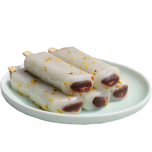 上海特产苏式桂花味红豆沙条头糕60g*8个老式中式糕点心麻薯糯米
