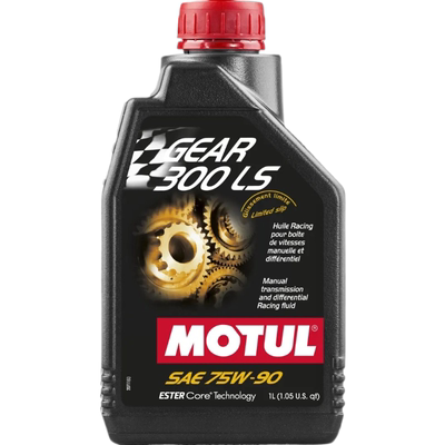 摩特MOTUL GEAR300LS酯类全合成限滑差速器油LSD齿轮油 75W90 GL5