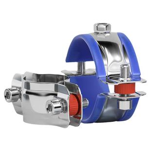 304不锈钢固定管支架焊螺帽卡扣抱箍管夹PPR水管夹子管道管卡卡箍