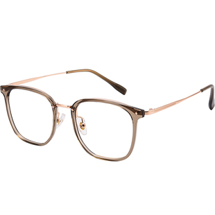 近视眼镜女专业网上可配度数超轻素颜眼睛大框架圆脸显瘦防蓝光男