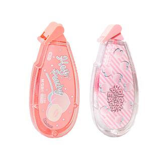 晨光乐桃限定点点胶大容量点状双面胶初中生专用高颜值手工手账贴纸高粘度工具粘贴胶带无痕学生专用胶带文具