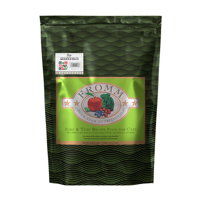 福摩FROMM无谷三文鱼成幼猫粮4磅