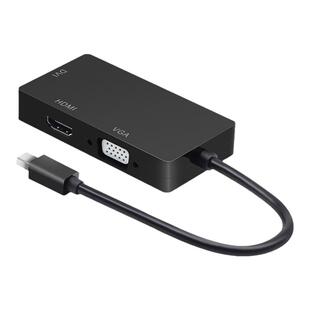 minidp转hdmi/vga电脑转换器dp接口雷电2扩展坞连接显示器投影仪外接转接头线适用苹果macbookair笔记本