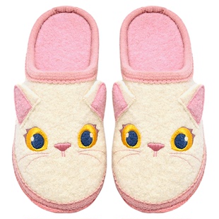 TOFUYOU 羊毛拖鞋女棉拖鞋女士2025秋冬保暖室内家居包头防滑拖鞋