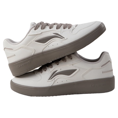 李宁浮舟男款小白鞋轻便软弹板鞋