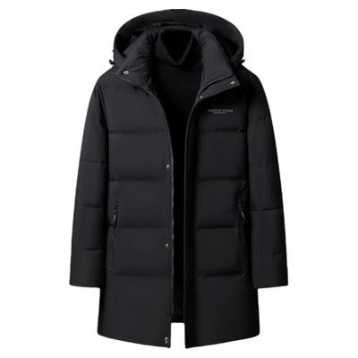 鸭鸭中老年鹅绒羽绒服男活里活面