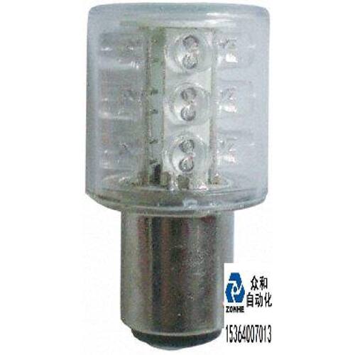 议价蓝色灯泡Werma 95653968 BA15d LED , 230V 交流/直流