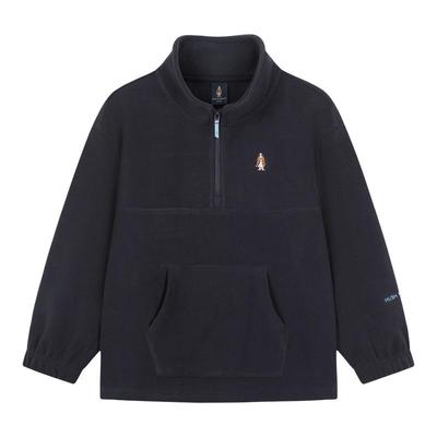 暇步士儿童加绒保暖立领卫衣